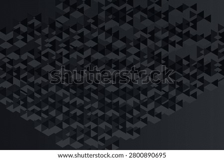 Abstract 3 d geometric block pattern in gradient shades of gray 3d blocks geometric pattern