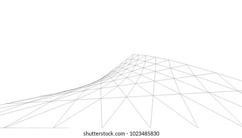 abstract 3d architecture