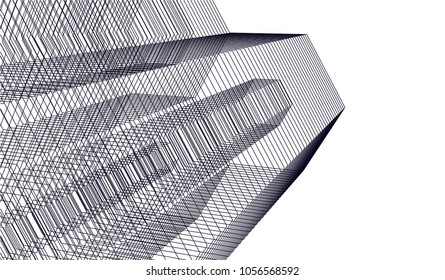 abstract 3d architecture
