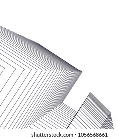 abstract 3d architecture