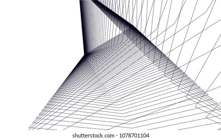 abstract 3d architecture