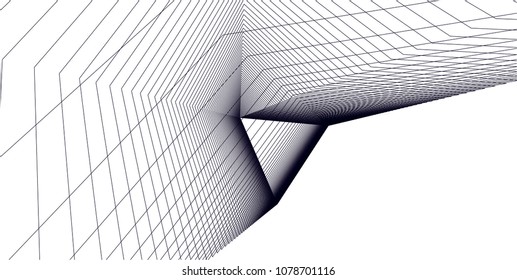 abstract 3d architecture