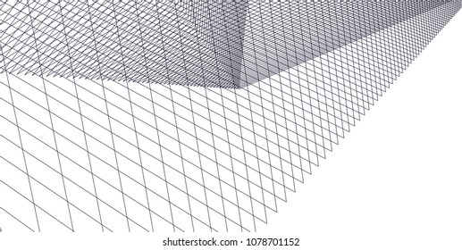 abstract 3d architecture