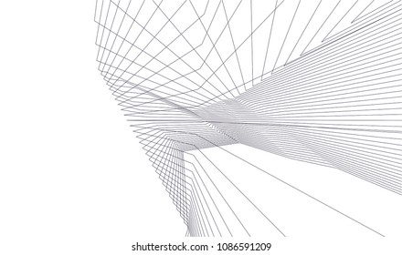 abstract 3d architecture