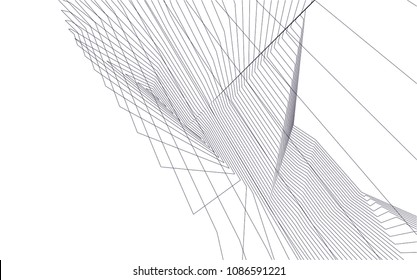 abstract 3d architecture