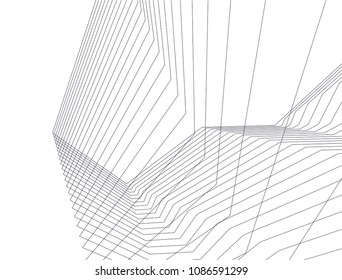 abstract 3d architecture