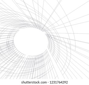 abstract 3d architecture