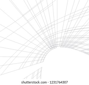 abstract 3d architecture