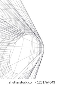 abstract 3d architecture