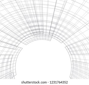 abstract 3d architecture