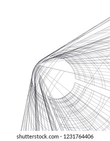 abstract 3d architecture