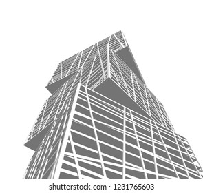 abstract 3d architecture 