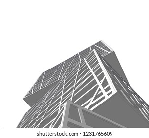 abstract 3d architecture 