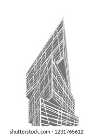 abstract 3d architecture 