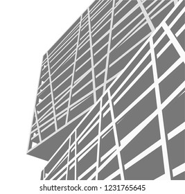 abstract 3d architecture 