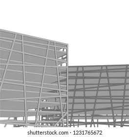 abstract 3d architecture 