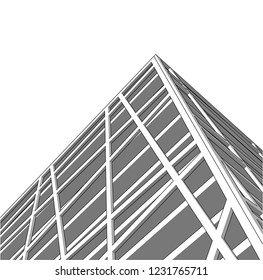 abstract 3d architecture 