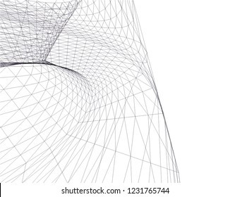 abstract 3d architecture 