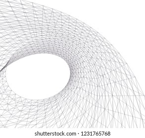 abstract 3d architecture 