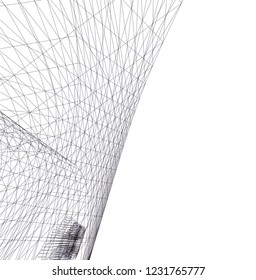 abstract 3d architecture 