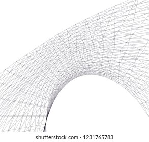 abstract 3d architecture 