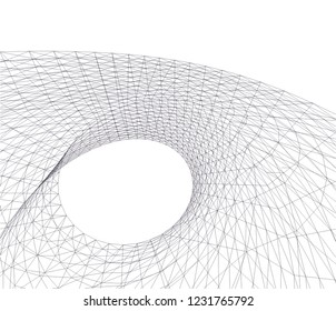 abstract 3d architecture 