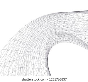 abstract 3d architecture 