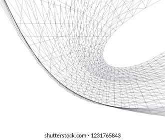 abstract 3d architecture 