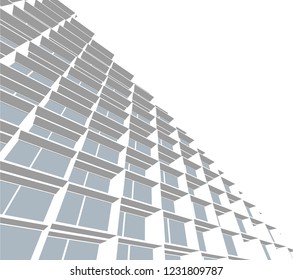 abstract 3d architecture 