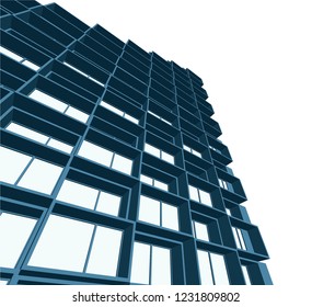 abstract 3d architecture 