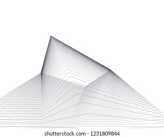 abstract 3d architecture 