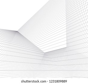 abstract 3d architecture 