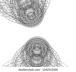 abstract 3d architecture