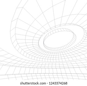 abstract 3d architecture