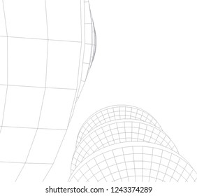 abstract 3d architecture