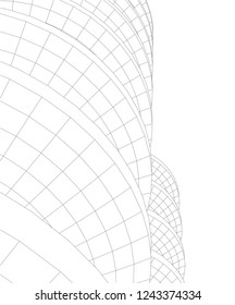 abstract 3d architecture