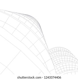 abstract 3d architecture