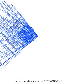 Abstract 3d architecture