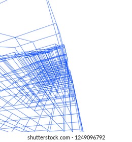 Abstract 3d architecture