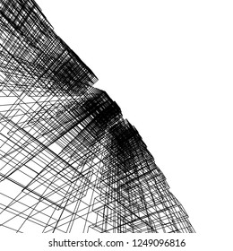 Abstract 3d architecture