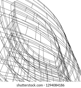 abstract 3d architecture