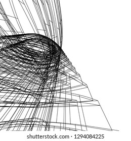 abstract 3d architecture