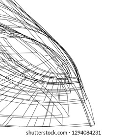 abstract 3d architecture