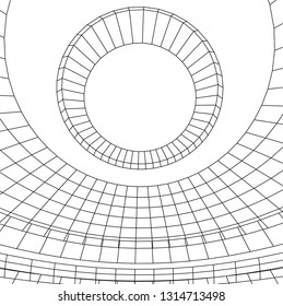 abstract 3d architecture