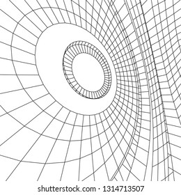 abstract 3d architecture