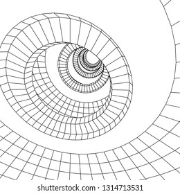 abstract 3d architecture