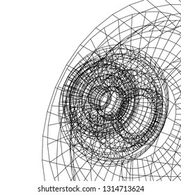 abstract 3d architecture