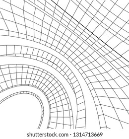 abstract 3d architecture