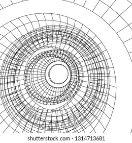 abstract 3d architecture