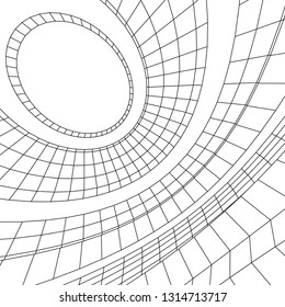 abstract 3d architecture